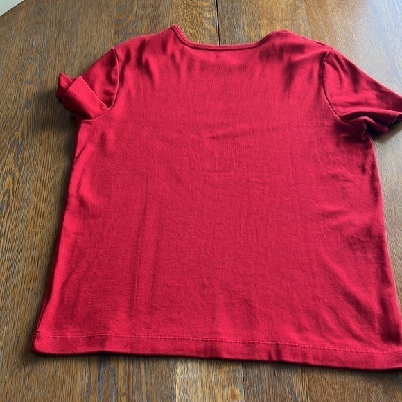 Jones New York sport crewneck T-shirt size XL short sleeves lightly ribbed - Picture 12 of 12
